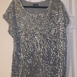Sequin party shirt